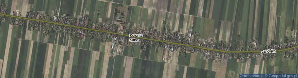 Zdjęcie satelitarne Kolonia Sitno ul.